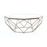 Product Image 3 for Geometric Coffee Table Antique Brass from Four Hands