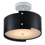 Product Image 3 for Ritsu Black Semi-Flush Light from Currey & Company