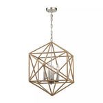 Product Image 1 for Exitor 4 Light Chandelier In Polished Nickel from Elk Lighting