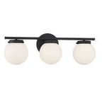 Product Image 3 for Jenni 3 Light Matte Black Bath Bar from Savoy House 
