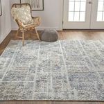 Product Image 6 for Elias Textured Gray / Ivory Area Rug - 2' x 3' from Feizy Rugs