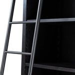 Product Image 18 for Admont Worn Black Veneer Traditional Bookcase with Ladder from Four Hands