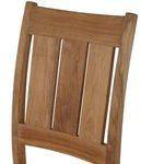 Product Image 10 for Croquet Teak Outdoor Natural Teak Side Chair from Summer Classics