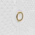 Product Image 3 for Two Door Cabinet With Lattice Overlay from Worlds Away