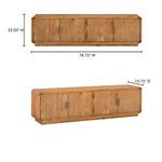 Product Image 11 for Monterey Media Cabinet Rustic Blonde from Moe's