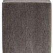 Lucca Modular Sectional Upholstered Table in Veto Smoke with plush velvet finish and rectangular shape