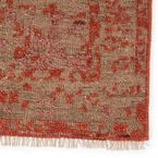 Product Image 3 for Azar Hand-Knotted Medallion Rust/ Taupe Rug from Jaipur 