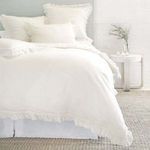 Product Image 1 for Mathilde Cream Linen Queen Duvet Cover from Pom Pom at Home