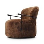 Product Image 10 for Plath Ochre Shearling Swivel Chair from Four Hands