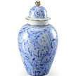 Product Image 1 for Marbleized Covered Urn from Chelsea House