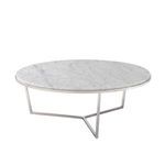 Product Image 2 for Fisher Round Marble Cocktail Table from Theodore Alexander