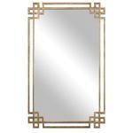 Uttermost Devoll Antique Gold Mirror image 1