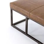 Product Image 6 for Beaumont Leather Bench - Warm Taupe Dakota from Four Hands