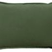 Cotton Velvet Dark Green Lumbar Pillow image 1