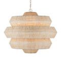 Product Image 6 for Antibes Medium White Chandelier from Currey & Company