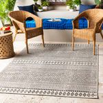Product Image 4 for Eagean Gray / Black Indoor / Outdoor Rug from Surya