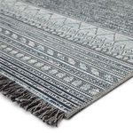 Product Image 4 for Rao Indoor / Outdoor Border Gray / Light Blue Area Rug from Jaipur 