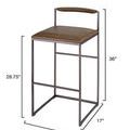 Product Image 2 for Bradbury Leather Bar Stool from Jamie Young