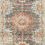Narrow runner version of the Jocelyn Mist / Multi Rug displaying elongated antique-inspired pattern.