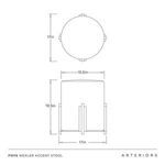 Product Image 7 for Wexler Accent Stool from Arteriors
