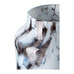 Product Image 3 for Pantea Lantern Glass Brown & White Smooth Vase from BIDKHome