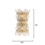 Product Image 3 for Orion Clear Molded Glass Wall Sconce from Jamie Young