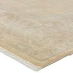 Product Image 2 for Verity Hand-Knotted Floral Cream / Gray Rug 10' x 14' from Jaipur 