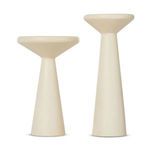 Product Image 3 for Ravine Parchment White Concrete Accent Tables, Set Of 2  from Four Hands
