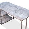 Product Image 2 for Open Desk With Shelves  Marble Top from Sarreid Ltd.
