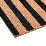 Product Image 3 for Striped Black and Natural 24x57 Doormat from Classic Home
