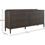 Product Image 2 for Glenwood Cerused Brown Dresser from Gabby