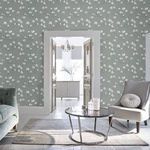 Product Image 3 for Laura Ashley Magnolia Grove Slate Floral Wallpaper from Graham & Brown