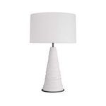 Product Image 1 for Vickery Ivory & Black Glass Stone Lamp from Arteriors