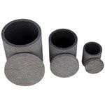 Product Image 2 for Cylinder Box With Lid, Set Of 3 from Noir