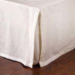 Product Image 2 for Pleated Cream Linen Twin Bed Skirt from Pom Pom at Home