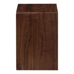 Top-down view showing continuous walnut wood grain pattern and flat surface