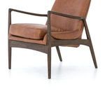 Product Image 19 for Braden Wood-Framed Brown Leather Accent Chair from Four Hands
