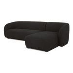 Faye sectional viewed from a front angled side showing the chaise on the right end