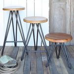 Product Image 1 for Harpoon Wood And Iron Stool from Homart