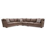Product Image 1 for Keirnan 4-Piece Leather Sectional from Bernhardt Furniture
