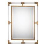 Product Image 1 for Uttermost Balkan Modern Gold Wall Mirror from Uttermost