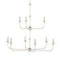 Product Image 4 for Nottaway Linear Champagne Chandelier from Currey & Company