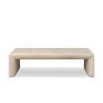 Product Image 1 for Brad Faux Travertine Coffee Table from Four Hands