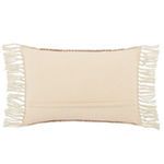 Product Image 1 for Iker Indoor/ Outdoor Light Burgundy/ Ivory Chevron Lumbar Pillow from Jaipur 