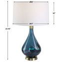 Product Image 5 for Riviera Art Glass Table Lamp from Uttermost