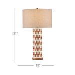 Product Image 11 for Tia Wood & Bone Table Lamp from Currey & Company