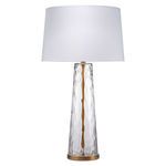 Product Image 1 for Milan Hammered Clear Glass Table Lamp from Jamie Young