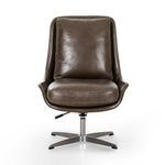 Product Image 14 for Burbank Brown Leather Modern Desk Chair from Four Hands