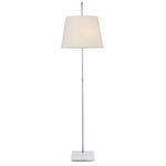 Product Image 1 for Cloister Brushed Nickel Floor Lamp from Currey & Company
