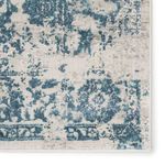 Product Image 2 for Clara Floral Silver/ Blue Rug from Jaipur 